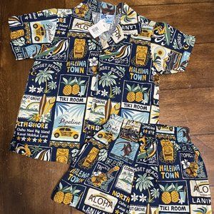 Boys Hawaiian Outfit, Size 5